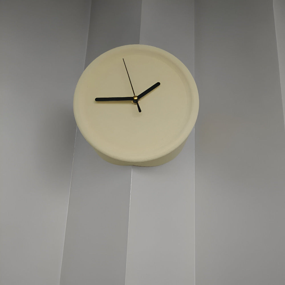EdgeTime | Moderne hoekklok van 30 cm – Stille, strakke wanddecoratie voor woonkamer en slaapkamer