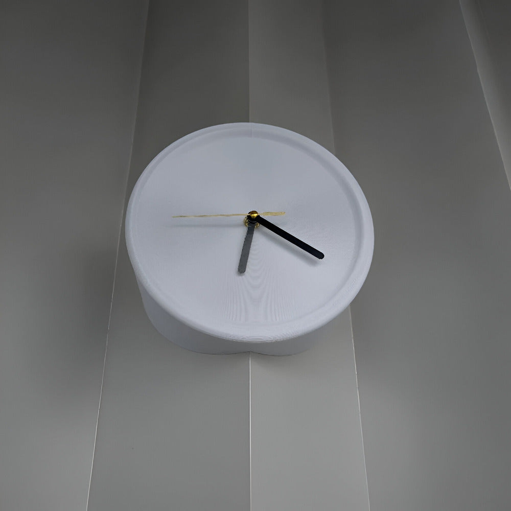 EdgeTime | Moderne hoekklok van 30 cm – Stille, strakke wanddecoratie voor woonkamer en slaapkamer