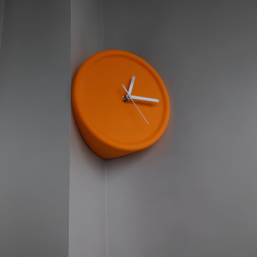 EdgeTime | Moderne hoekklok van 30 cm – Stille, strakke wanddecoratie voor woonkamer en slaapkamer