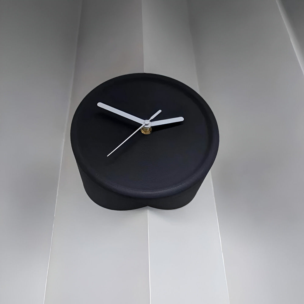 EdgeTime | Moderne hoekklok van 30 cm – Stille, strakke wanddecoratie voor woonkamer en slaapkamer