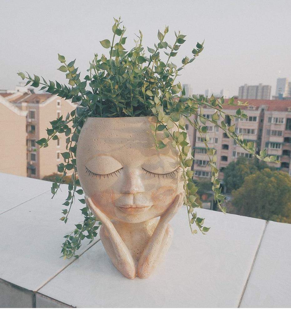 DollyBloom | Charmant gezicht bloempot