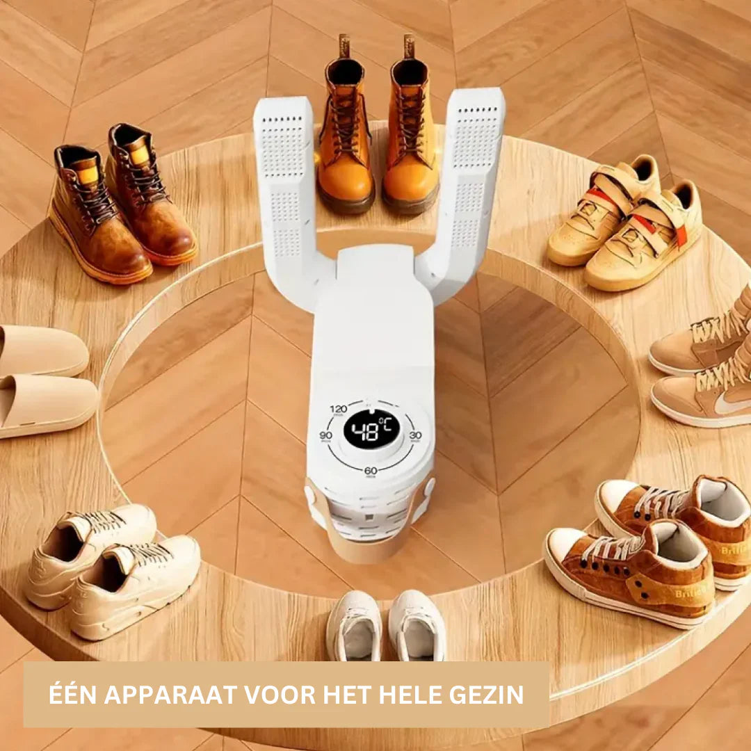 HeatDry | Elektrische schoenverwarmer & droger - snel drogen, geurverwijdering, compacte & draagbare schoenendroger
