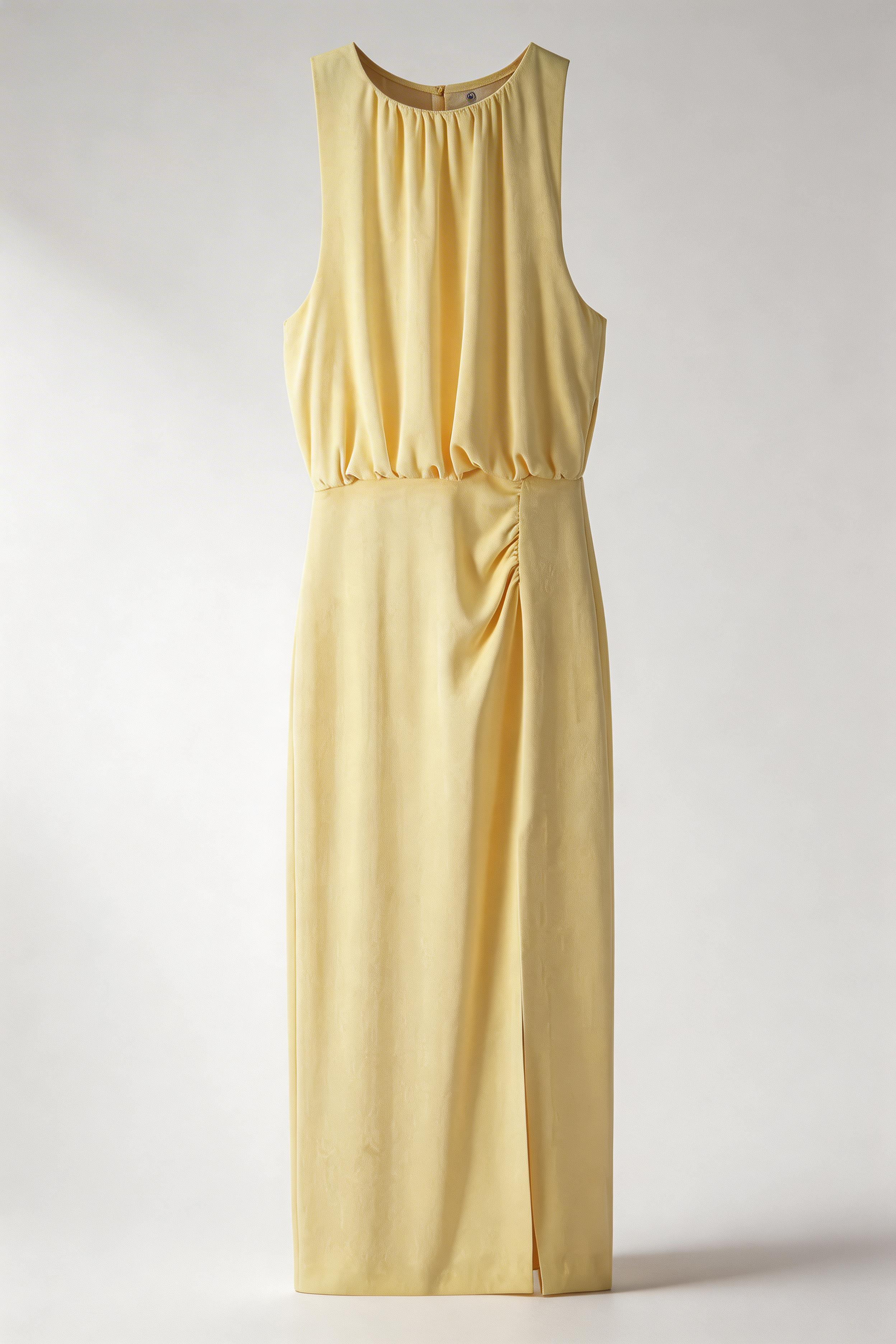Jeya | Elegante midi-jurk van jersey voor dames – Comfortabele, soepel vallende casual jurk