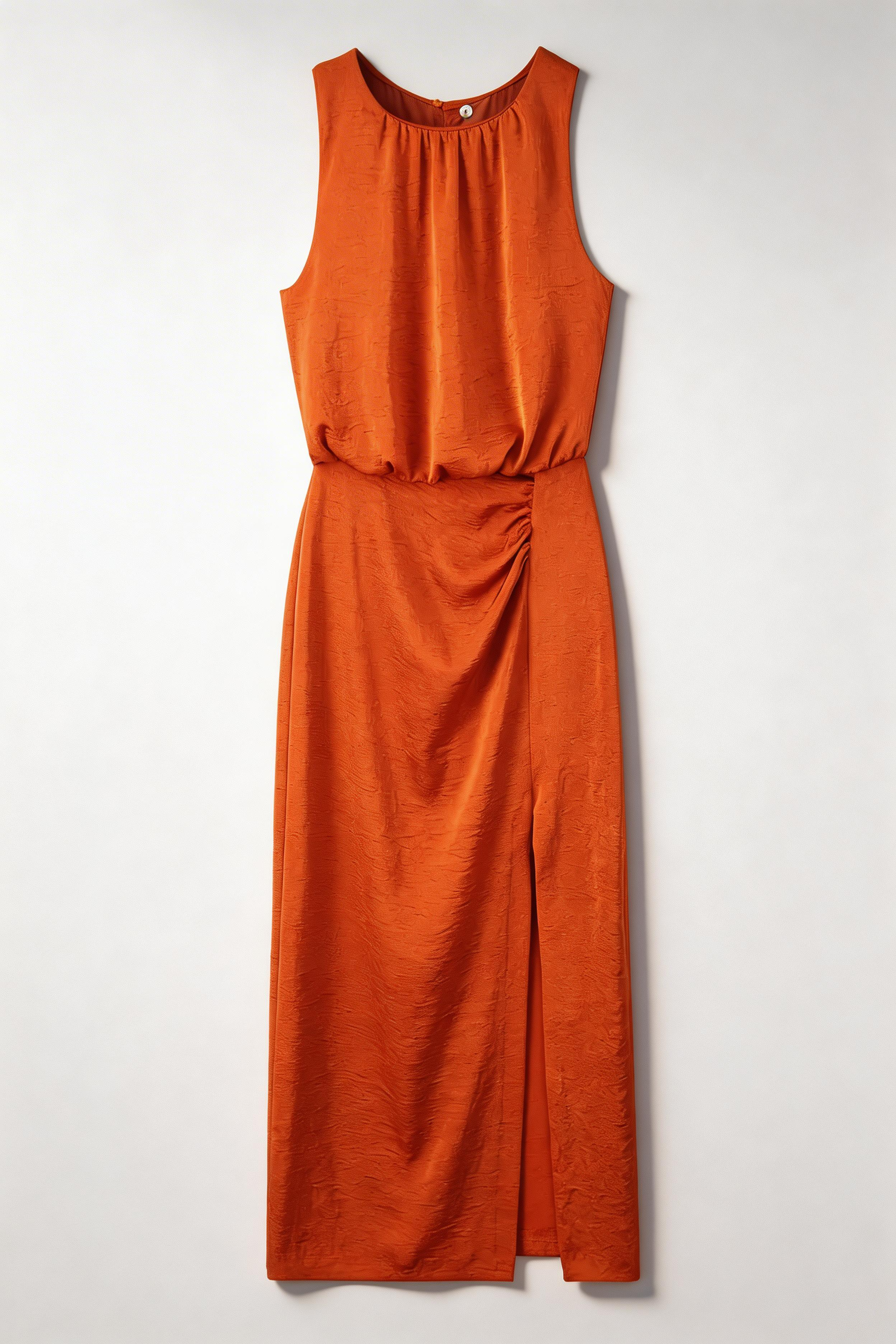 Jeya | Elegante midi-jurk van jersey voor dames – Comfortabele, soepel vallende casual jurk