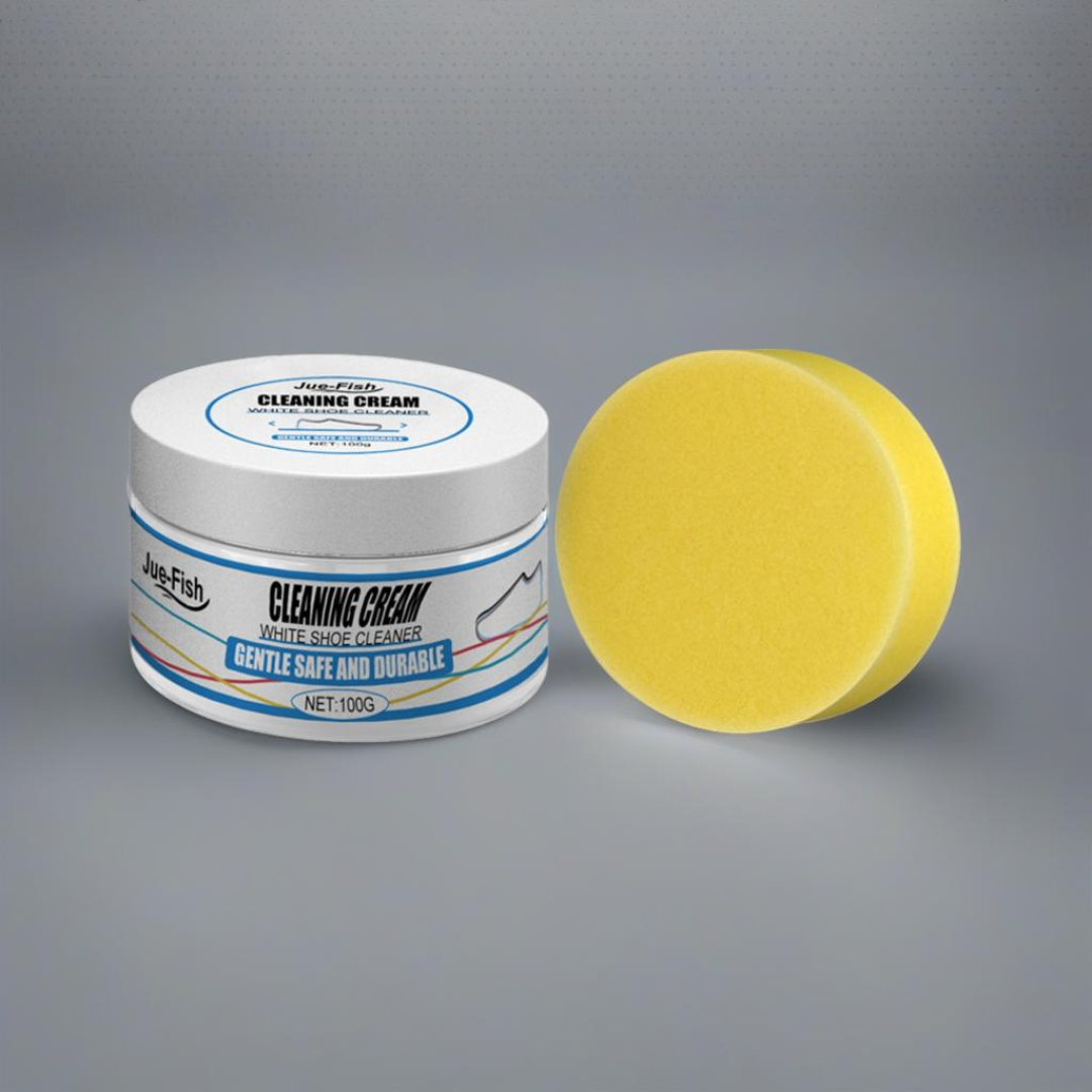 ShoeShine | Witte schoenreinigingscrème – Reinigt grondig, laat sneakers