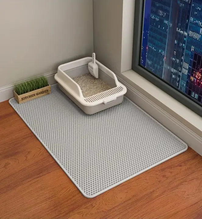 PurrTray | Kattenbakmat - Grote, antislip, waterdichte kattenbakmat