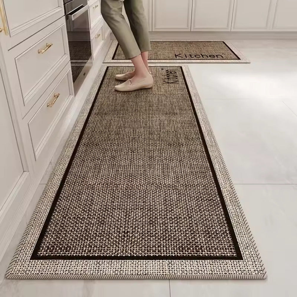 HomeStride | Antislip, wasbaar tapijt voor keuken en woonkamer, zachte fluwelen loper voor gang