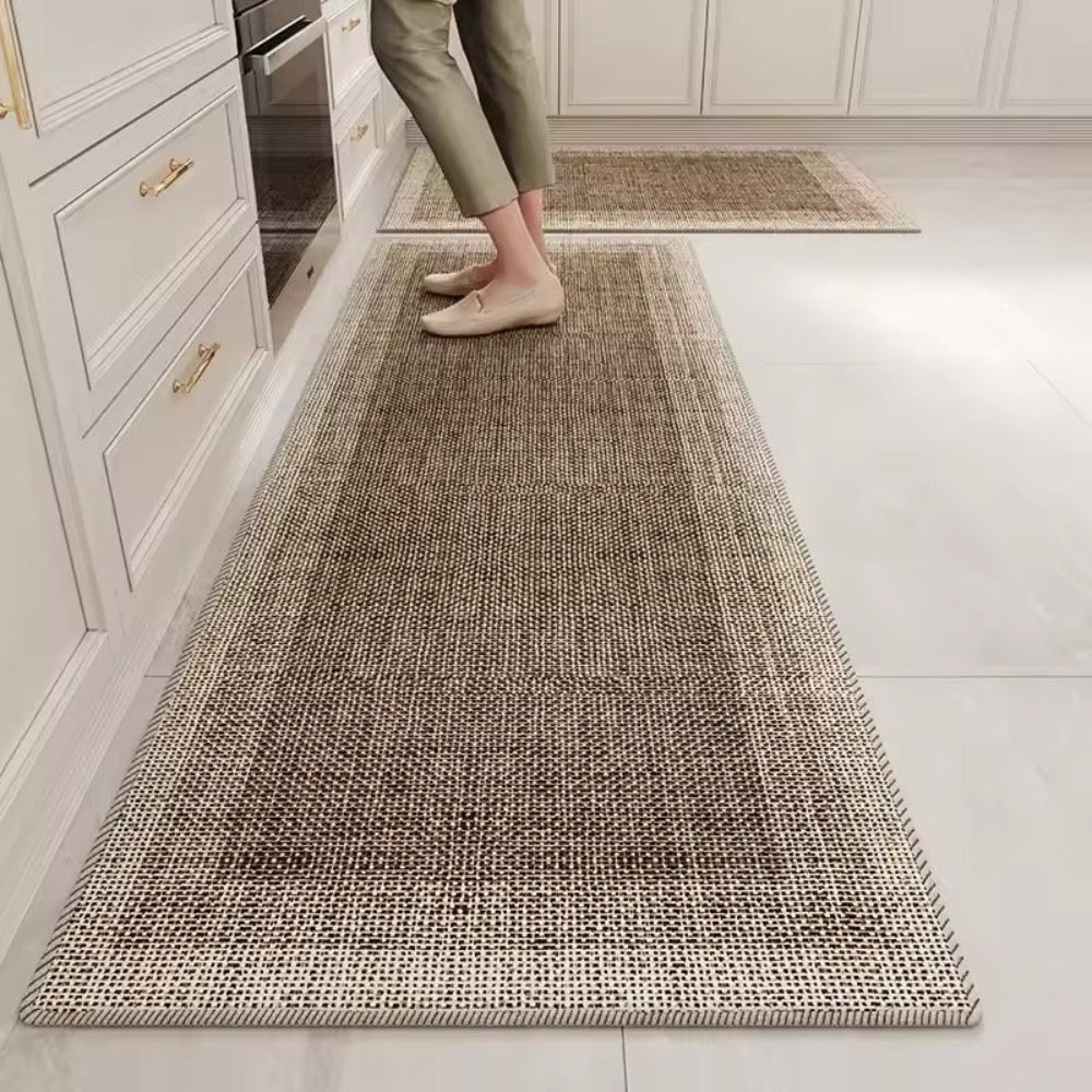 HomeStride | Antislip, wasbaar tapijt voor keuken en woonkamer, zachte fluwelen loper voor gang