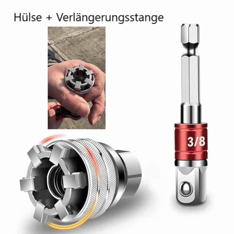 Adaptix | Universele adapter voor elektrische boormachines – compatibel met alle elektrische boormachines