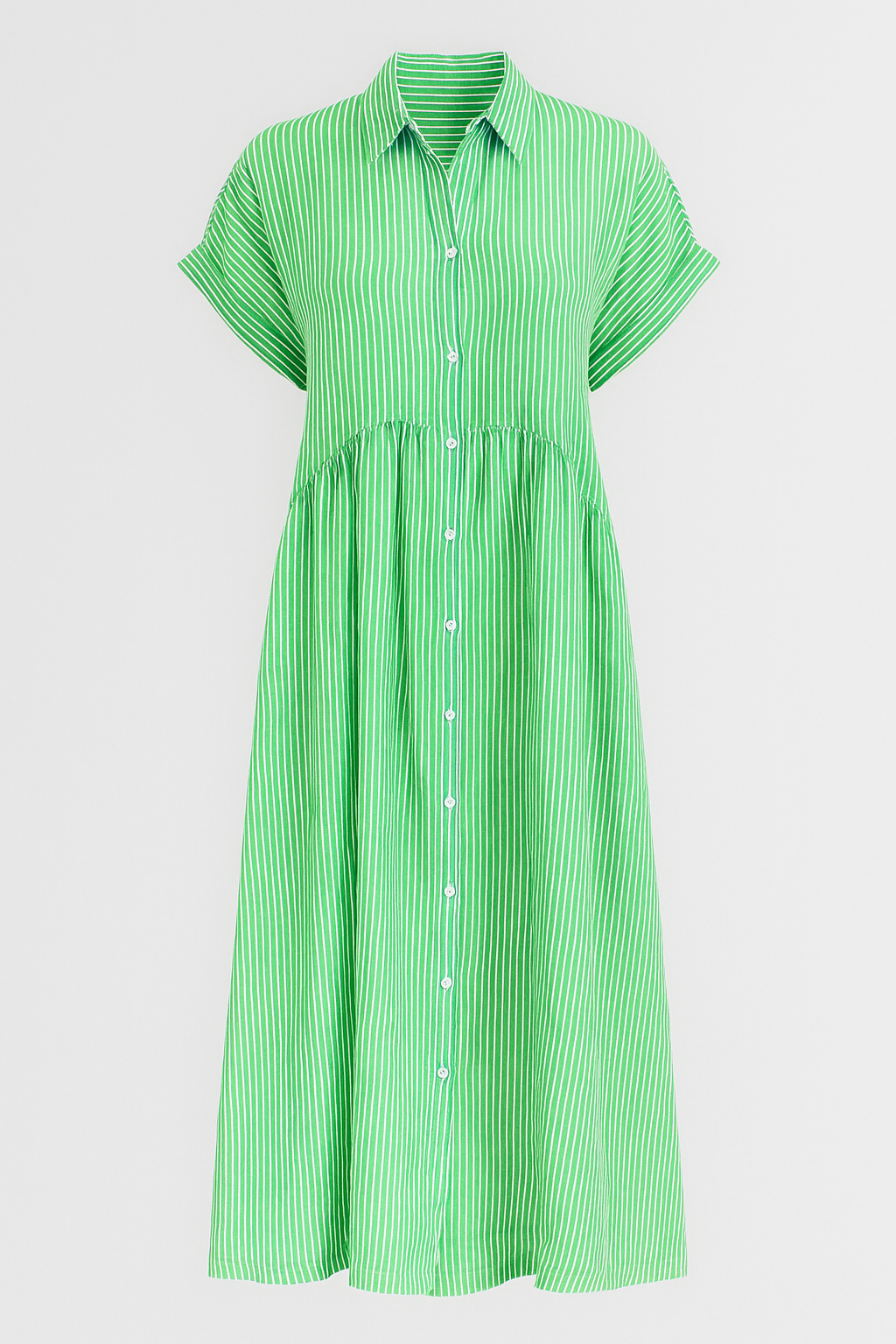 Myra | Midi-jurk voor dames met zakken – Elegante, casual A-lijn zomerjurk