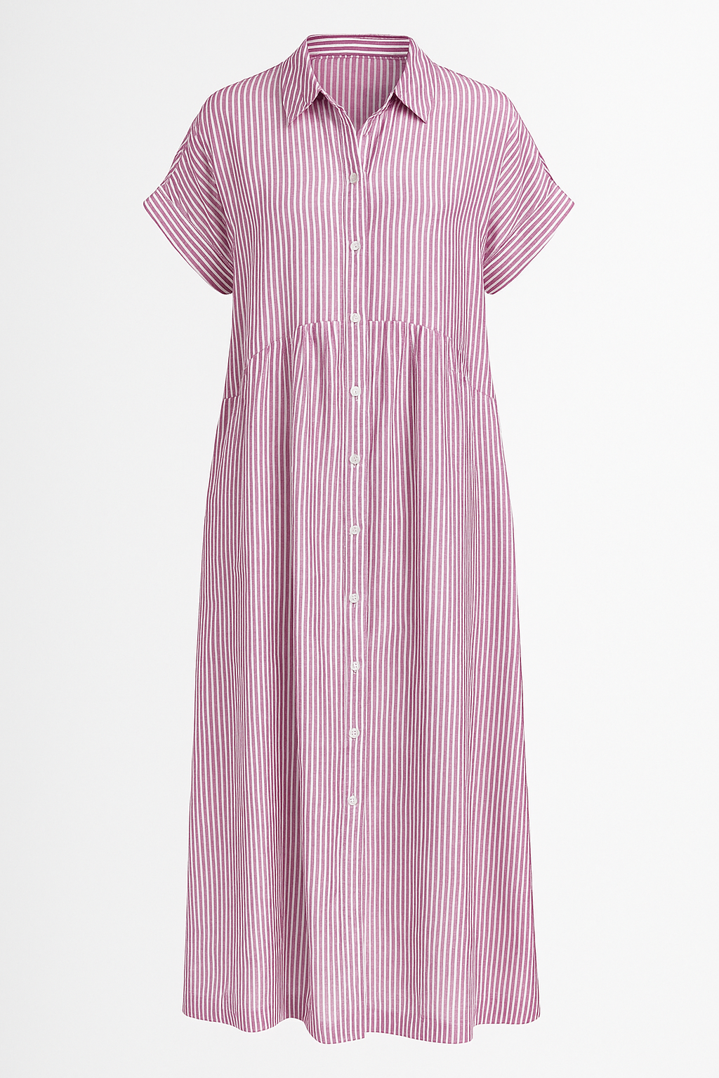 Myra | Midi-jurk voor dames met zakken – Elegante, casual A-lijn zomerjurk