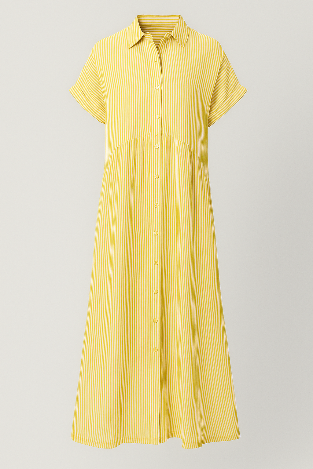 Myra | Midi-jurk voor dames met zakken – Elegante, casual A-lijn zomerjurk