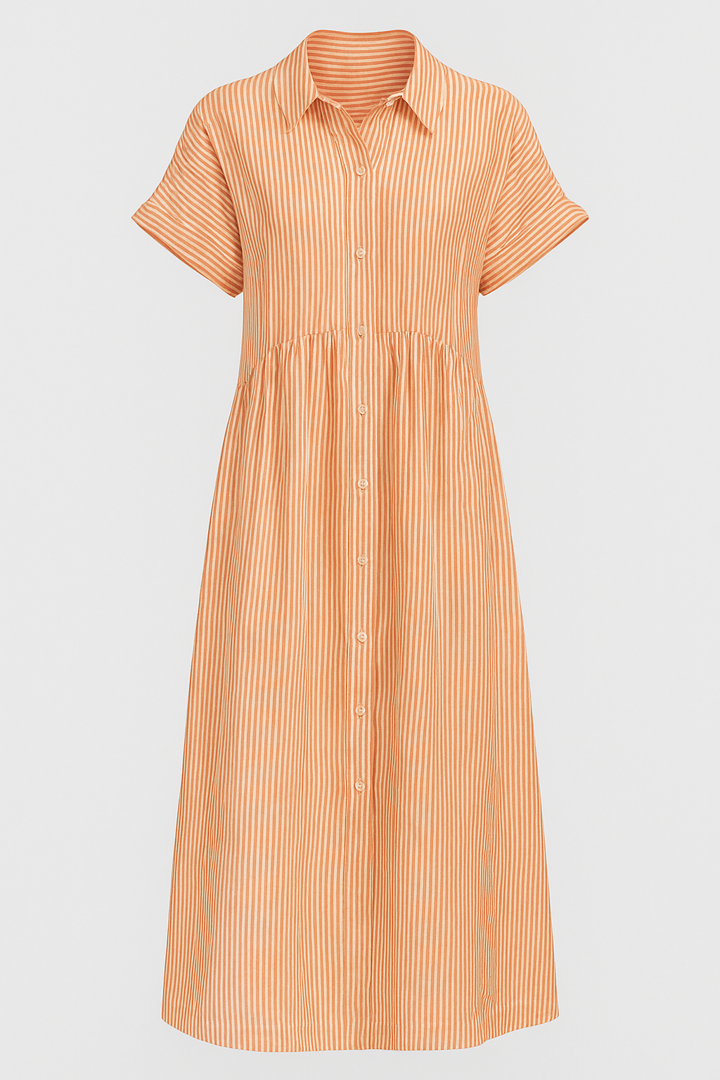 Myra | Midi-jurk voor dames met zakken – Elegante, casual A-lijn zomerjurk