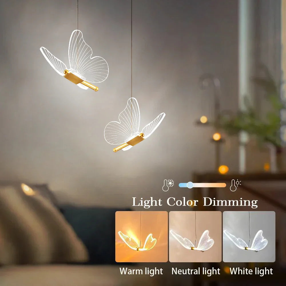 FlyGlow - LED vlinder hanglampen