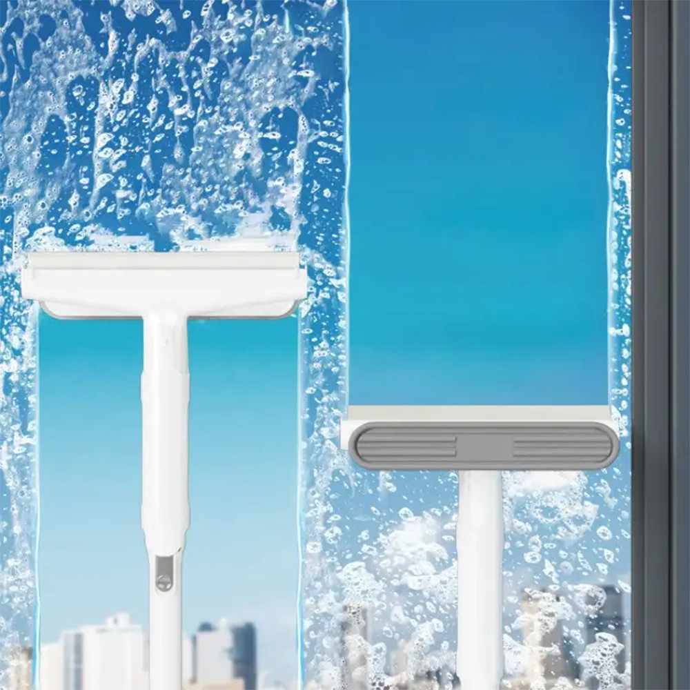SpraySweep | 3-in-1 Telescopische Raamreiniger met Sproeier, Wisser & Ingebouwde Container