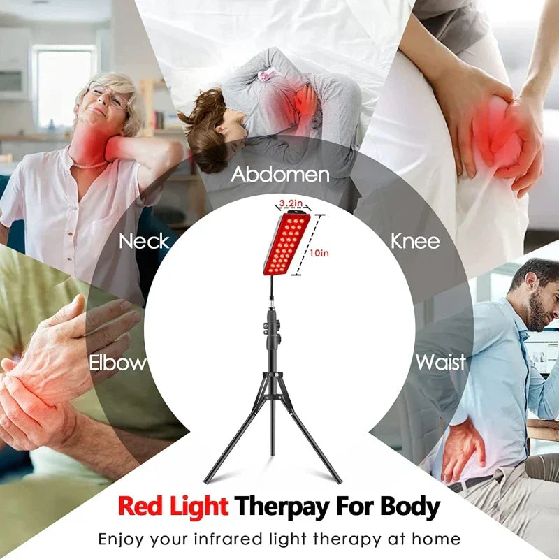 TheraGlow | Rood & Nabij-infrarood therapeutisch paneel - Diep helende pijnverlichting, stressvermindering