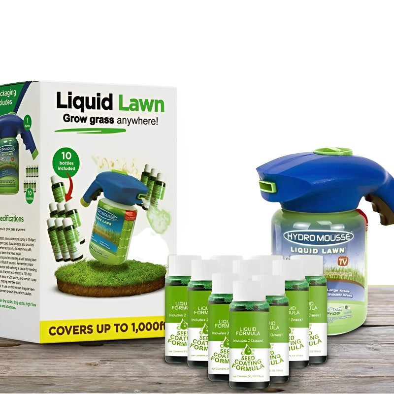 GreenMist | Vloeibare gazon hydro mousse - Spray-On Graszaad, Snelle Ontkieming
