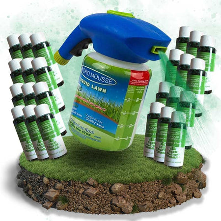 GreenMist | Vloeibare gazon hydro mousse - Spray-On Graszaad, Snelle Ontkieming