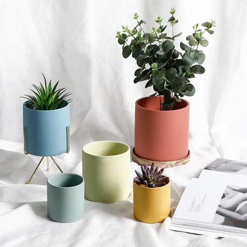 ZenPlanter | Nordic minimalistische keramische plantenpot – stijlvolle bloembak voor binnen en buiten