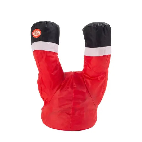 ClausCrash | Grappige kerstman-crash-raamsticker – Realistisch en interactief