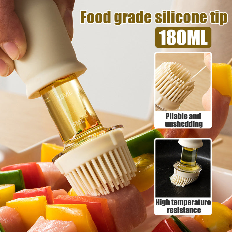 DrizzleBrush | Olie Spray Flesborstel - Olieverdeler voor Koken, Bakken, Grillen & Salade Dressing