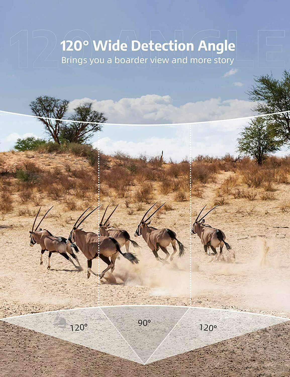 NightScout | Draadloze HD-wildcamera, bewegingsdetectie, nachtzicht, jacht en wildobservatie buitenshuis