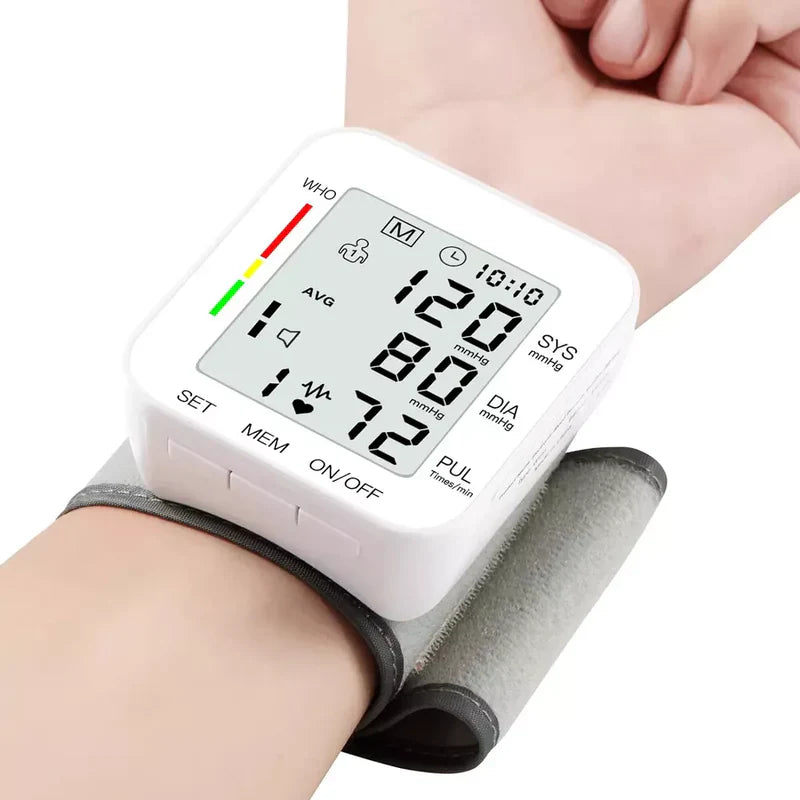CardioCheck | Digitale bloeddrukmeter – Thuisgezondheidsmonitor met hartslagmeting en dagelijkse registratie
