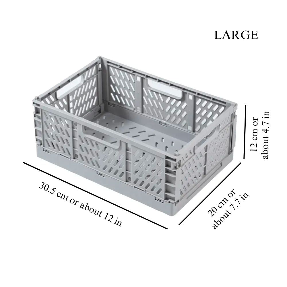 SnapBasket | Opvouwbare Opbergmand – Plastic Organizer voor Bureau, Badkamer & Bureauspullen