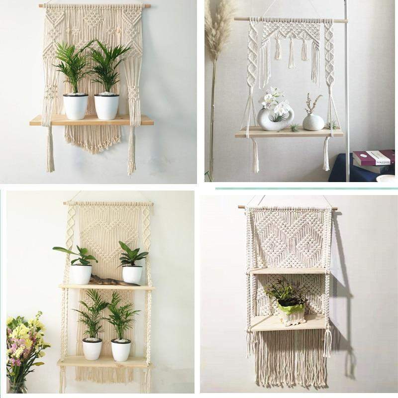 TasselTier | Boho Macrame Hangende Plank