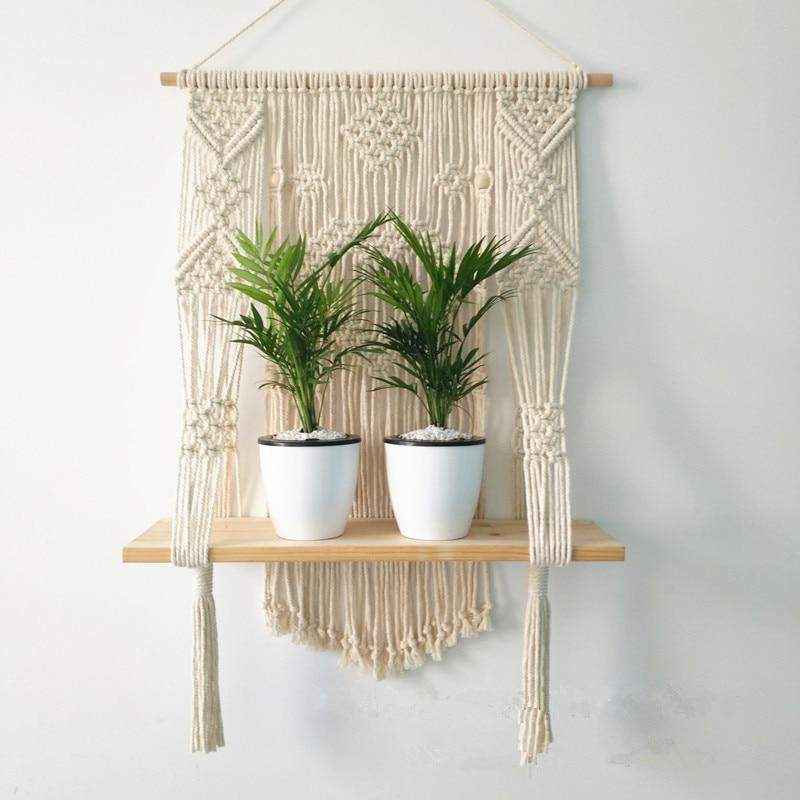 TasselTier | Boho Macrame Hangende Plank