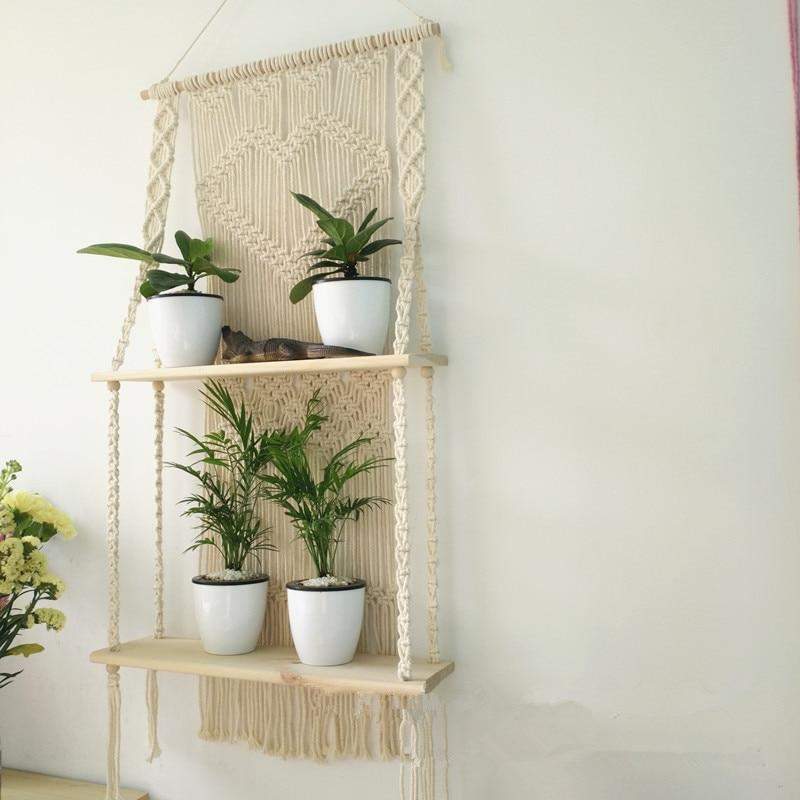 TasselTier | Boho Macrame Hangende Plank