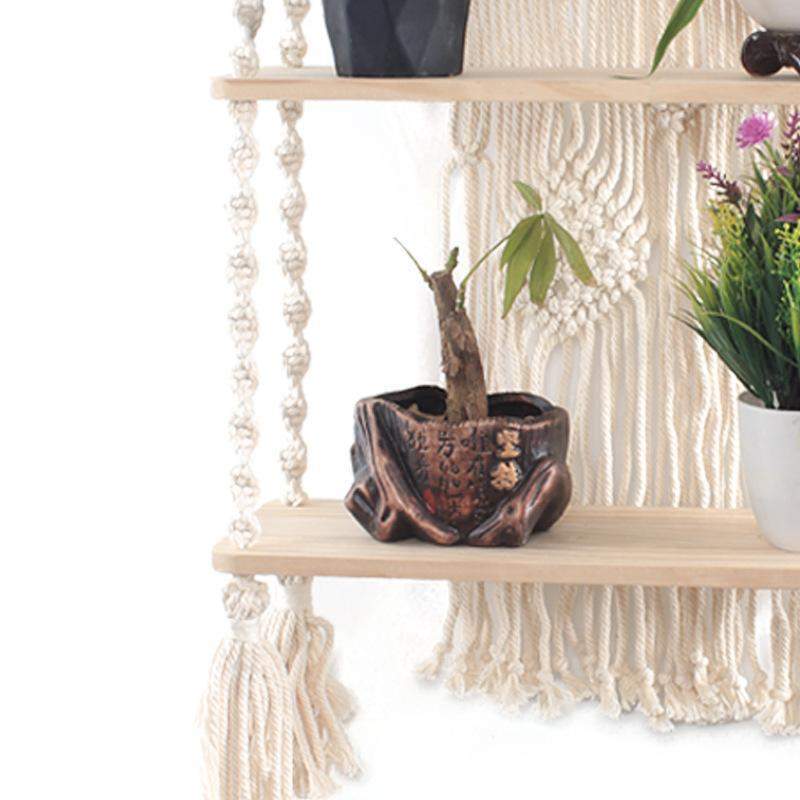 TasselTier | Boho Macrame Hangende Plank