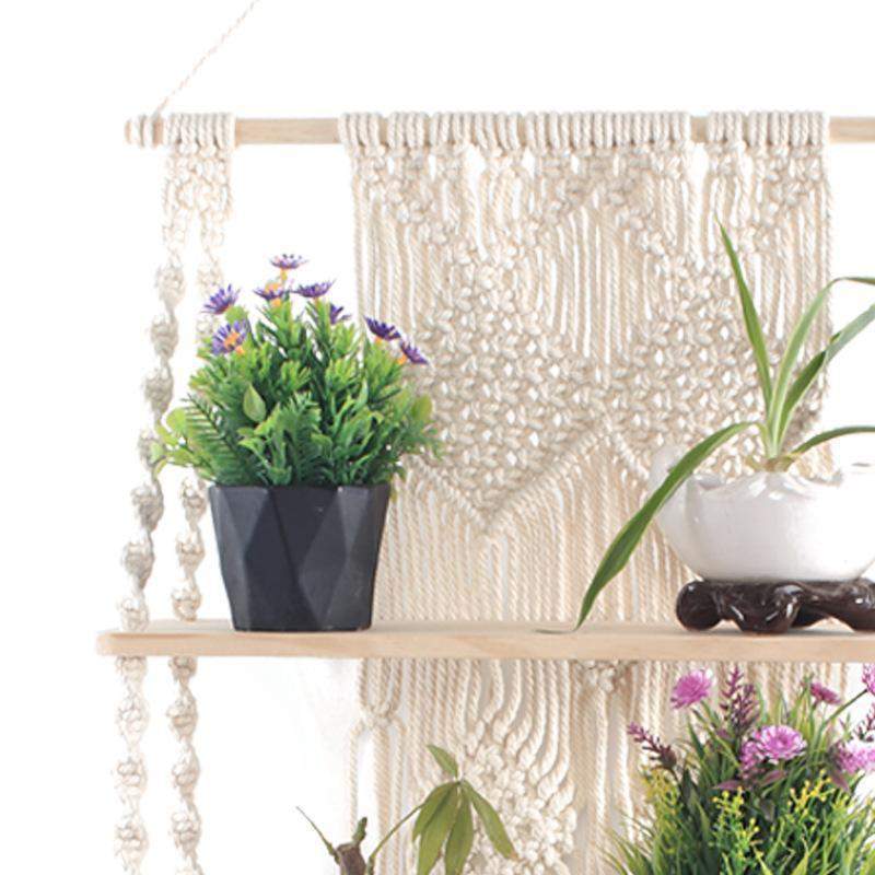 TasselTier | Boho Macrame Hangende Plank