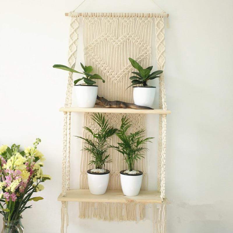 TasselTier | Boho Macrame Hangende Plank