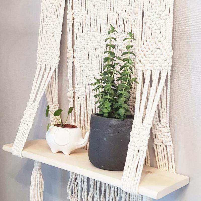 TasselTier | Boho Macrame Hangende Plank