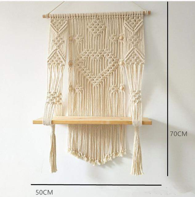 TasselTier | Boho Macrame Hangende Plank