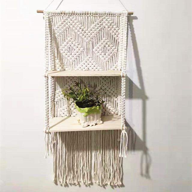 TasselTier | Boho Macrame Hangende Plank