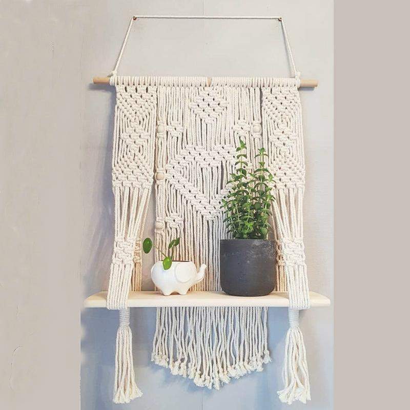 TasselTier | Boho Macrame Hangende Plank