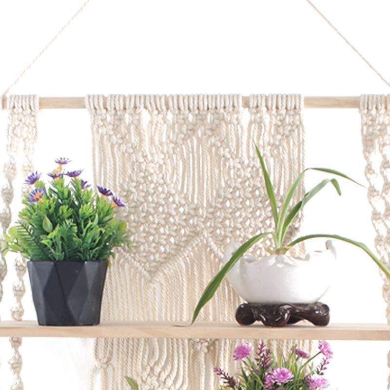 TasselTier | Boho Macrame Hangende Plank