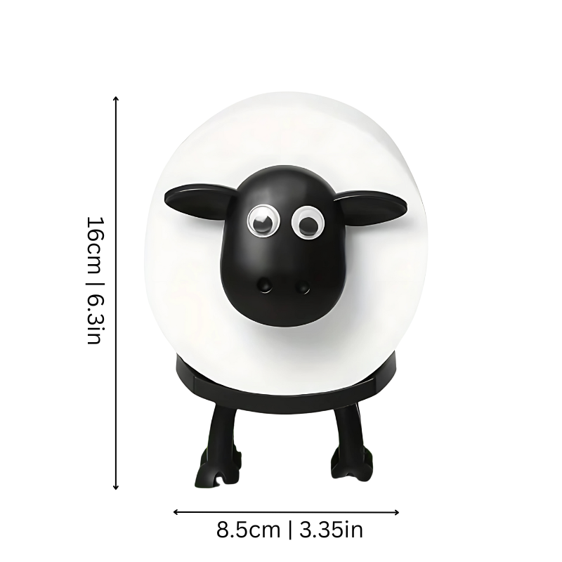 WoolRoll | Schapen Toiletpapier Houder - Schattig Decoratief Badkamer accessoire