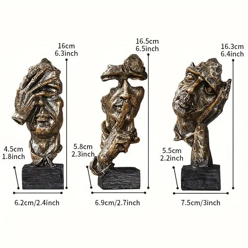 PersonaPiece | Artistiek gezicht decoratief figuur