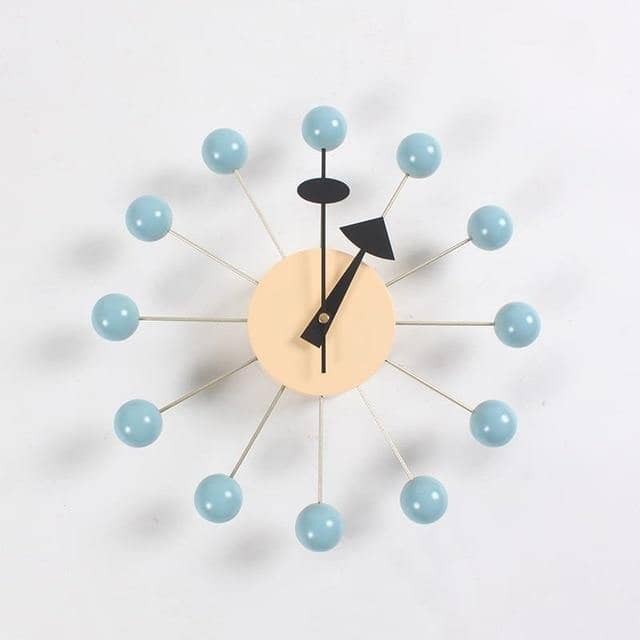 Orbix | Minimalistische 3D Bal Wandklok - Moderne Siliconen Bol Klok voor Home Décor