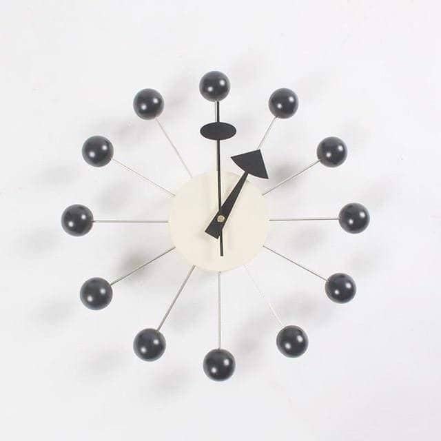 Orbix | Minimalistische 3D Bal Wandklok - Moderne Siliconen Bol Klok voor Home Décor