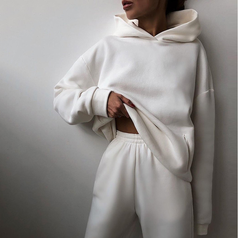 Lorie | Dames 2-Delige Sportset – Hoodie & Broek, Ademend, Comfortabel, Casual & Fitness Outfit