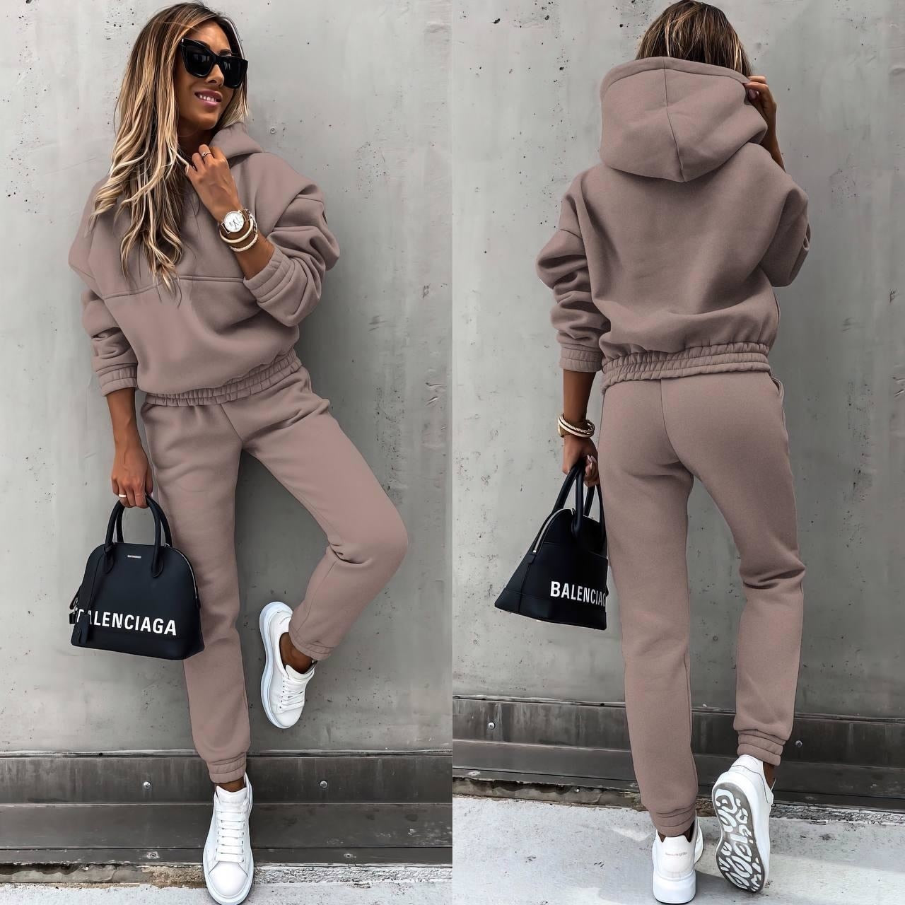 Lorie | Dames 2-Delige Sportset – Hoodie & Broek, Ademend, Comfortabel, Casual & Fitness Outfit
