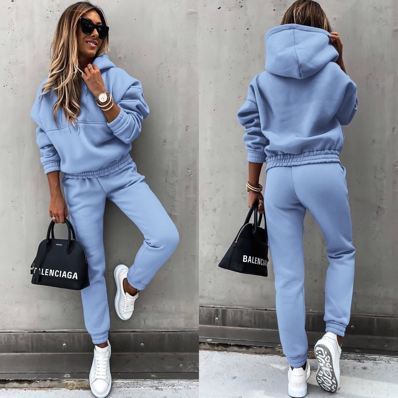 Lorie | Dames 2-Delige Sportset – Hoodie & Broek, Ademend, Comfortabel, Casual & Fitness Outfit
