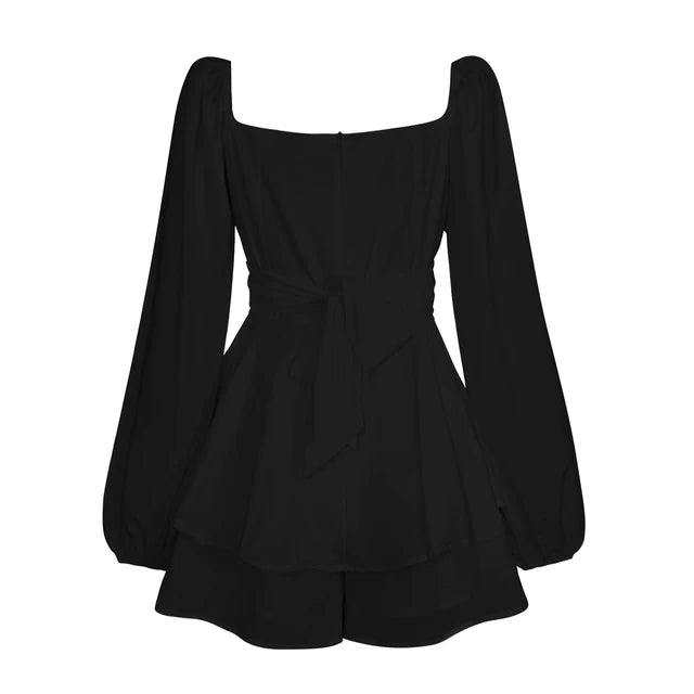 Qena | Mini-jurk met pofmouwen voor dames – Romantische, elegante zomeroutfit