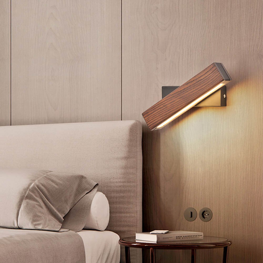 TimberBeam | Chic Modern Wood LED Wall Lamp