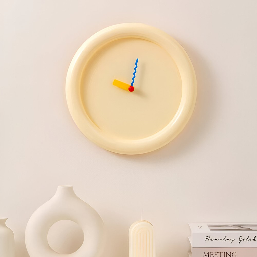 WallTick | Moderne plastic wandklok van 30 cm – Kleurrijke woondecoratie voor huis en woonkamer
