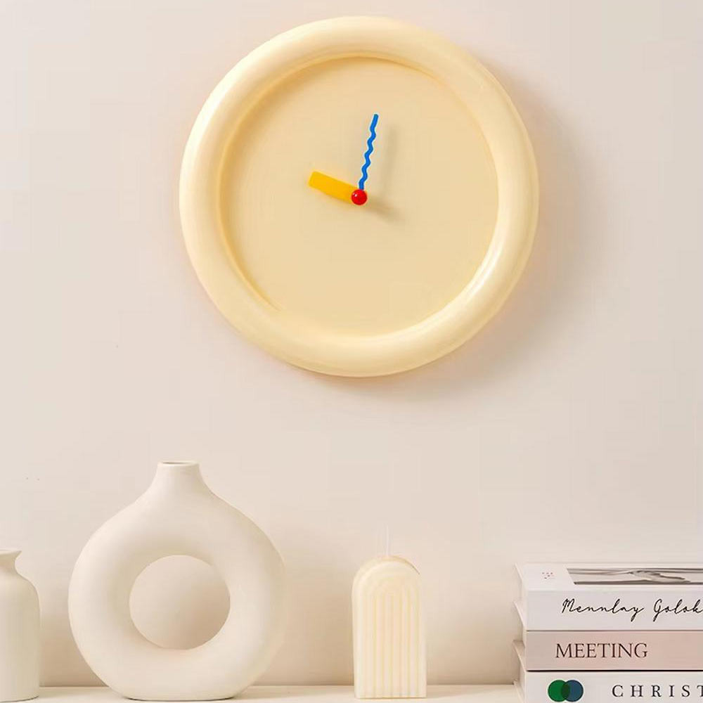 WallTick | Moderne plastic wandklok van 30 cm – Kleurrijke woondecoratie voor huis en woonkamer